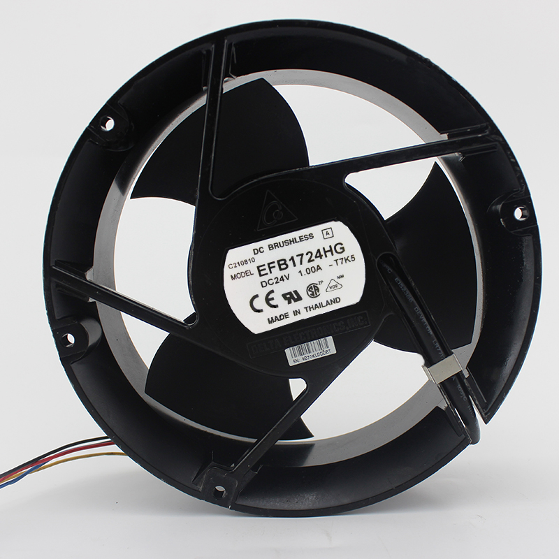 Original DELTA EFB1724HG Cooling Fan 24V 1A 13.4W 2wires EFB1724HG Fans